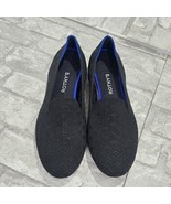 Rothy&#39;s The Flat Loafers Flats Shoes Womens Size 6 US 36.5 EU Black Slip On - $94.37 CAD
