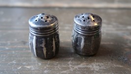 Pair of Sterling Silver Salt Pepper Shaker 1.25&quot; - £19.54 GBP