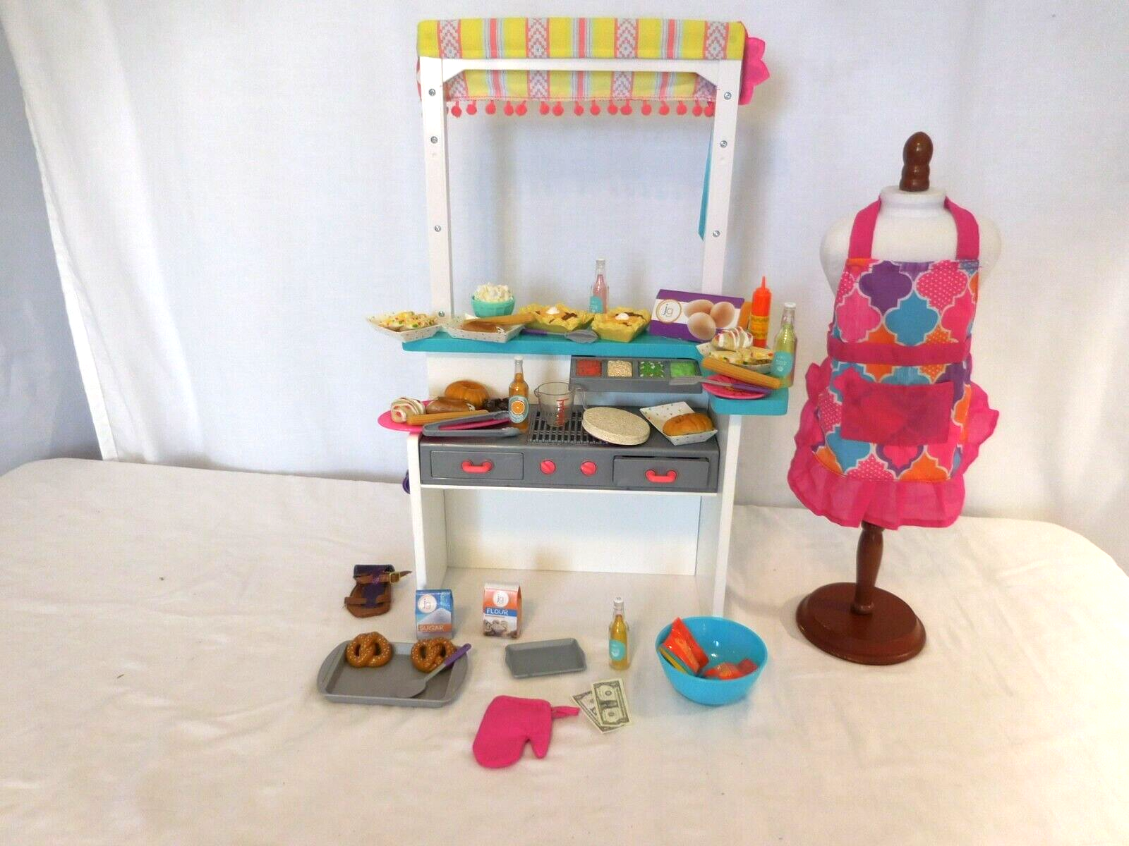 Primary image for American Girl Snack Stand  Truly Me Collection with Accessories +  Apron 
