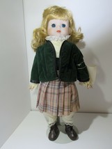 Vtg Authentic Heritage  Doll School Girl Blonde blue eyes 1930's Era NWT - £11.16 GBP