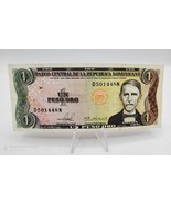 DOMINICAN REPUBLIC BANKNOTE 1 PESO 1980-1982 ND P-117  ~ Circulated - $5.93