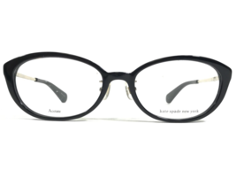 Kate Spade Eyeglasses Frames LADANNA/F 807 Black Gold Round Full Rim 52-18-140 - £66.94 GBP