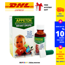 2 X Appeton Multivitamin Plus Infant Drops 30ml Supplement Express Shipping - £41.64 GBP