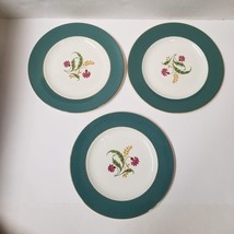 3 Homer Laughlin Dinner Plates Berkshire Cavalier Eggshell Vintage Pattern - £9.58 GBP
