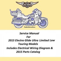 2015 Harley Electra Glide Ultra Limited Low Touring Models Service Manual - £20.26 GBP