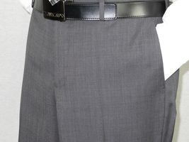 Men's Wool Cashmere Sharkskin Suit Giorgio Cosani Two Button 901 Charcoal Gray image 12
