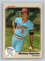 Mickey Hatcher #614 1983 Fleer Minnesota Twins - £1.27 GBP