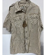 GOLD LABEL SPECIAL EQUIPMENT ISSUE Mens Shirt Size 2XL Metal Button Plai... - £11.50 GBP