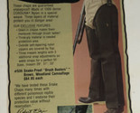vintage Bob Allen’s Snake Chaps Print Ad Advertisement Pa1 - £4.74 GBP