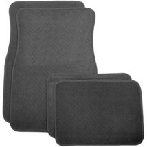 Custom Accessories 78301 Carpet Interior Floor Mats, Grey, 4-Piece - $19.95