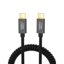 CableCreation, Coiled Cable 5FT, USB C Cable 3A Fast Charging Coiled USB C to US - £22.71 GBP