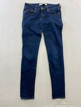 Abercrombie &amp; Fitch Women&#39;s Skinny Blue Jeans Size 26/31 Stretch Low Ris... - $152.48 MXN