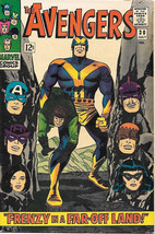 The Avengers Comic Book #30, Marvel Comics Group 1966 FINE+ - £33.64 GBP