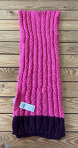 hollister NWT $24.95 women’s knit scarf One size pink K8 - £9.23 GBP
