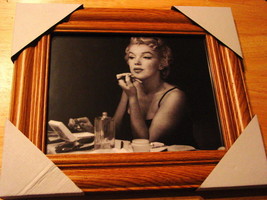 Marilyn Monroe 11X13 Mdf Framed Picture #1 ( Wood Color Frame ) - £24.57 GBP