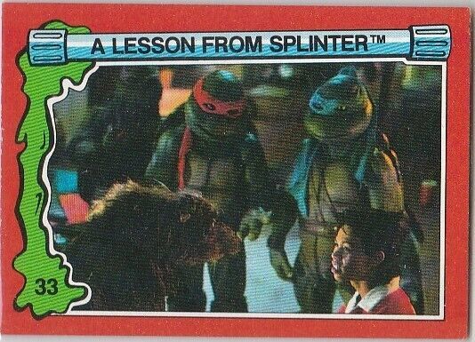 N) 1991 Topps - Teenage Mutant Ninja Turtles 2 - Movie Trading Card - #33 - $1.97