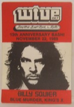 Billy Squier / Blue Murder - Vintage Concert Tour Cloth Backstage Pass *Last One - £11.27 GBP