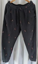 Jordan Essentials AOP Fleece Pants Mens Size L Black All Over Print U4 - £32.32 GBP