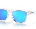 Oakley Frogskins Crystal Clear/Prizm Sapphire Men&#39;s Sunglasses OO9013-D055 - $108.89