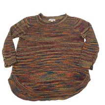 Studio JPR Multicolor Open Knit Sweater Multicolor Red Womens Medium - $158.59 MXN