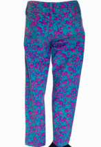 Lilly Pulitzer Worth Skinny Jeans Size 0 Floral Bright Preppy Multicolor - £11.55 GBP