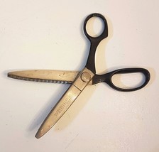 WISS CB-7 Dressmakers PINKING Shears USA Steel Forged VTG 7.5&quot; Sewing Sc... - £11.58 GBP