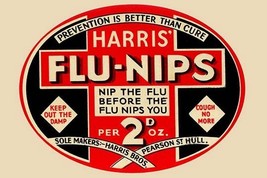 Harris&#39; Flu-Nips - Art Print - £16.43 GBP+