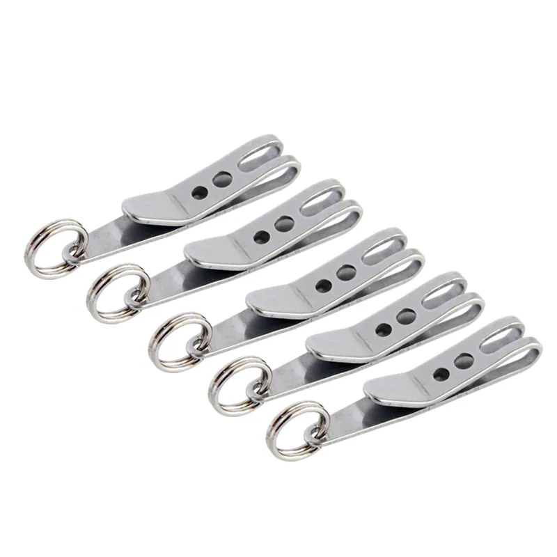 1/3/5PCs Mini Edc Gear Pocket Suspension Clip Hanger Tool Key Ring Keychain - £6.52 GBP+