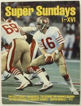 Dallas Cowboys NFL Football Super Bowl Book Lou Sahadi SUPER SUNDAYS I-XVI - $17.86