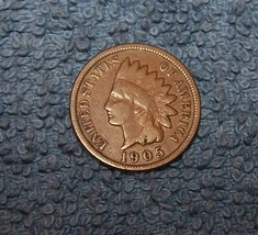 Vintage 1905 Indian Head Penny Coin - £9.55 GBP