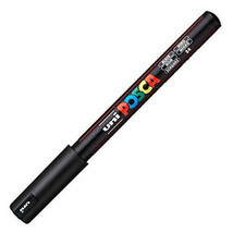 Uni Posca Extra Fine Tip Paint Marker 0.7mm - Black - £11.19 GBP