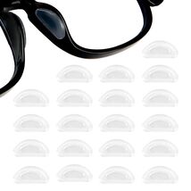 10 Pairs Silicone Eyeglass Nose Pads 1mm Black Non Slip Replacement - $126.30 MXN 10 Pairs Silicone Eyeglass Nose Pads 1mm Black Non Slip Replacement - $126.30 MXN