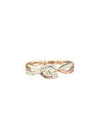 Diamond Women&#39;s Cluster ring 10kt White Gold 459444 - $4,278.18 MXN