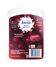 Febreze Wax Melts Air Freshener, Fresh-Twist Cranberry, Pack of 6 Wax Melt Cubes - £7.95 GBP