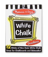 Melissa &amp; Doug Art Essentials White Chalk Set - 12 Pieces of Dustless Chalk - $9.55 CAD