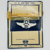 Vtg 2 Pair Combat Pilot Wings Insignia Ns Meyer 1963 Usaf Patches New Old Stock - £27.39 GBP