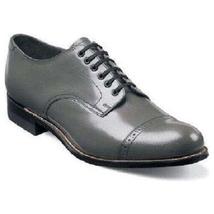 Original Mens Stacy Adams Biscuit Shoes Steel Gray Soft Leather Madison 00012-10 image 9