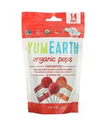 YumEarth Organic Pops Assorted Flavors 14 Pops 3 Oz - £7.86 GBP