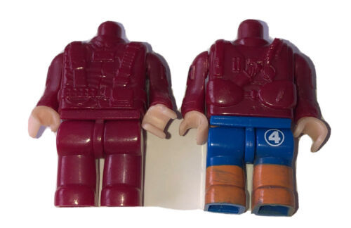 2004 Mega Bloks Blocks The Thing Marvel Fantastic 4 Mini figure (Legs) Etc. - £3.82 GBP