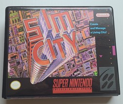 Sim-City SimCity CASE ONLY Super Nintendo SNES Box BEST Quality Available - £10.14 GBP
