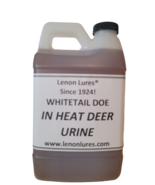 Whitetail Doe In Heat Urine 1/2 Gallon Trusted by Hunters Everywhere Sin... - $73.95