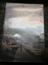 America&#39;s Wonderlands The National Parks by National Geographic Society With MAP - £11.45 GBP