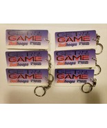 Vintage BUDWEISER (2)GET IN THE GAME BUD HOOPS KEYCHAINS &amp; (1)BUD ICE CA... - $3.99