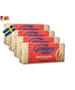 4 Boxes of Göteborgs Kex Smörgåsrån Original  Swedish Crispy Delight! Cr... - $24.90