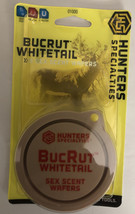 Hunters Specialties #01000 BucRut Whitetail Scent Wafers 3 Per Pack-NEW-... - £10.80 GBP