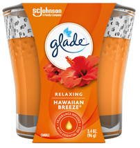 Glade Jar Candle Air Freshener, Hawaiian Breeze, 3.4 Oz  - £5.44 GBP