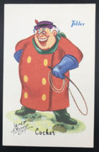 Vintage 1950s Walt Disney Tobler Chocolates Cocher Postcard Pinocchio France - £16.76 GBP