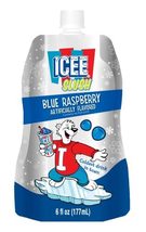 Icee Slush Blue Raspberry Frozen Fruit Juice 6 fl oz Pouches - Just Free... - $622.86 MXN