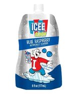 Icee Slush Blue Raspberry Frozen Fruit Juice 6 fl oz Pouches - Just Free... - $622.86 MXN