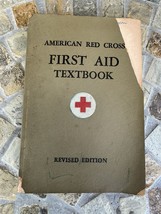 Vintage 1945  American Red Cross First Aid Textbook Revised Edition National - £14.94 GBP